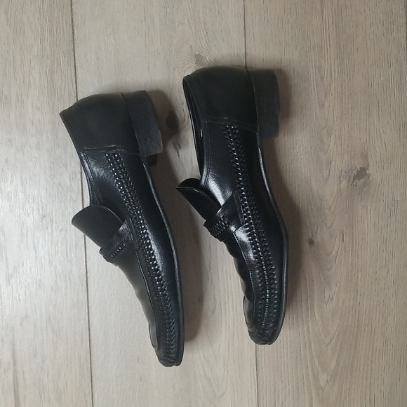 Idlers by Florsheim mens black leather Vintage loafers sz 101/2 main image 9